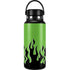 Green Flames Hydro Flask 32oz Wide Mouth Skin